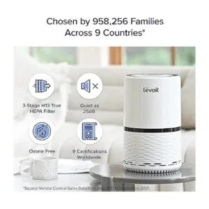 LEVOIT Purificador de aire para el hogar filtro H13 True_2
