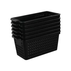 Begale Juego de 6 bandejas de almacenamiento de plástico_7