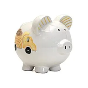 Child to Cherish Alcancía de cerámica para niños camión_1