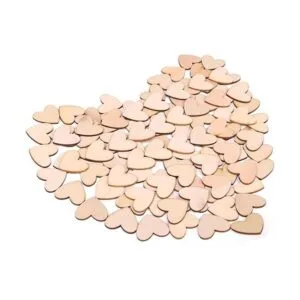 Shapenty Discos de madera en blanco sin terminar en forma_2