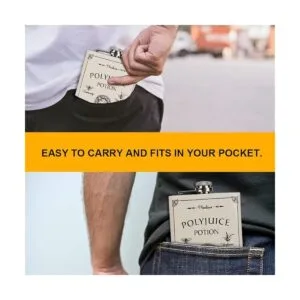 Mealivos Petaca de acero inoxidable de 8 onzas blanco_6