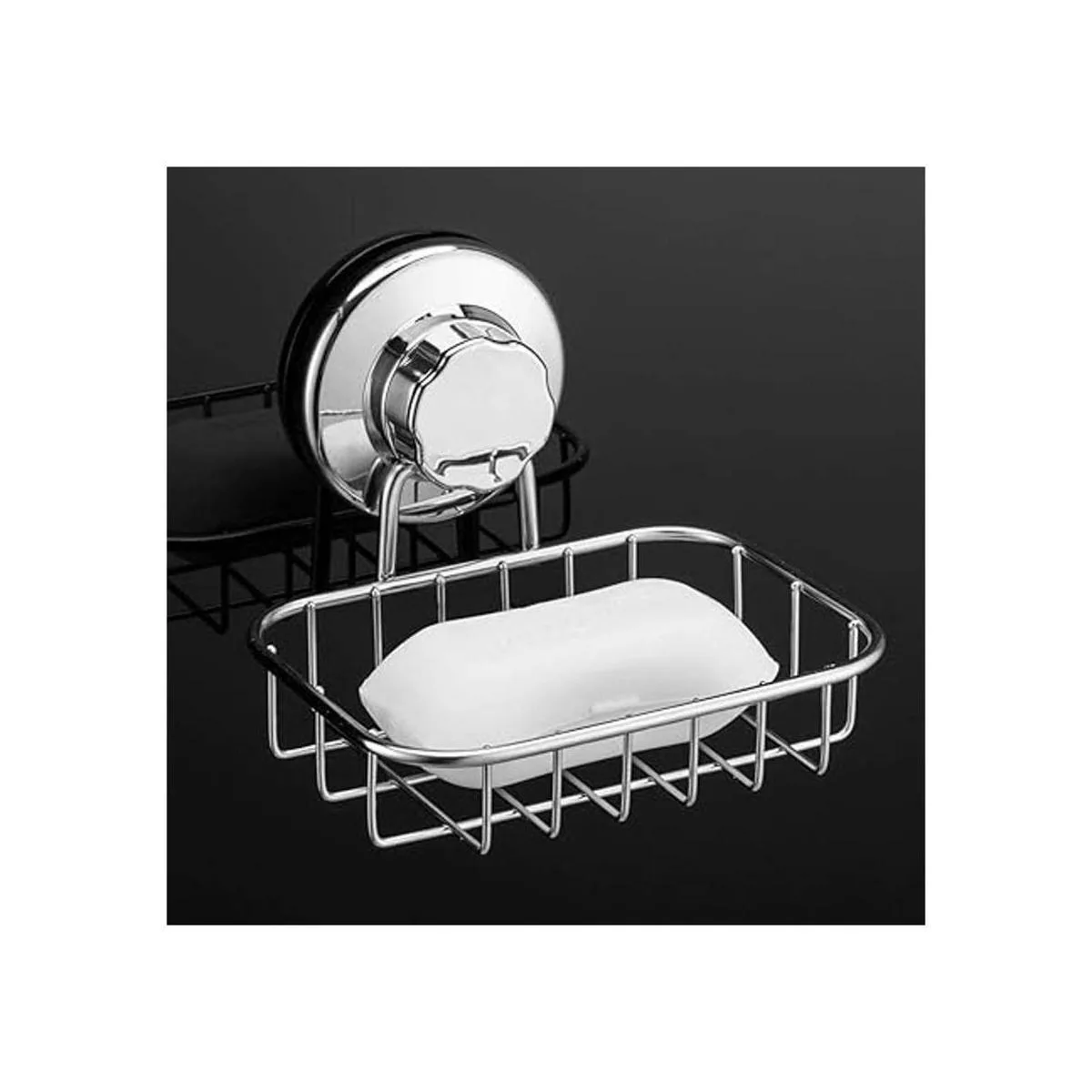 SANNO Soporte para jabonera con ventosa al vacío bandeja_4