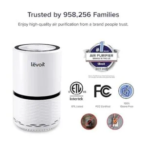 LEVOIT Purificador de aire para el hogar filtro H13 True_5