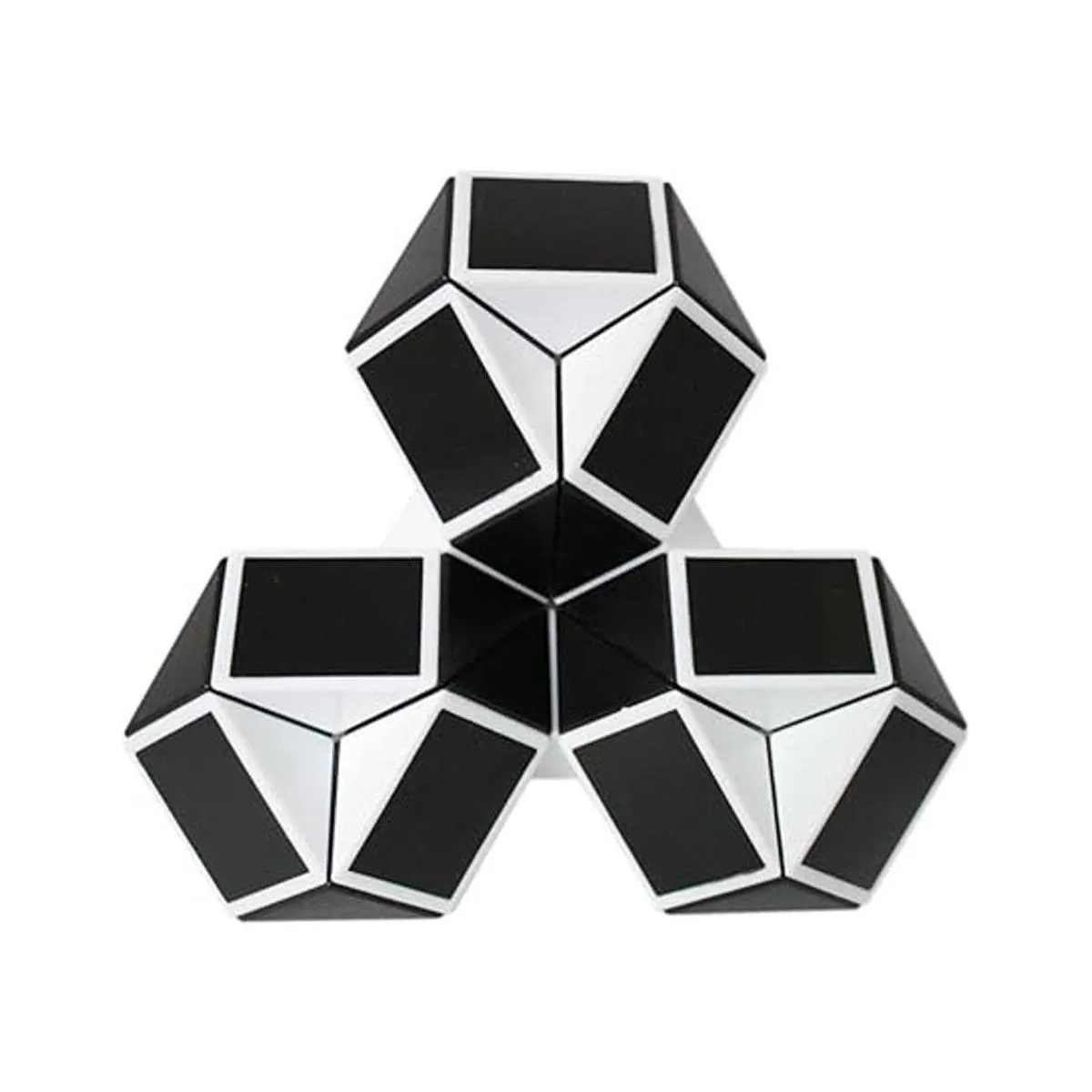 Mipartebo Magic Snake Cube Twist Puzzle de 24 cuñas Brain_5