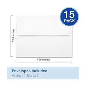 6 invitaciones Fiesta de cumpleaños con sobres 15_3