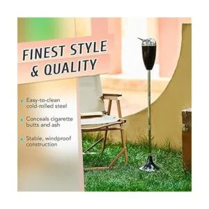 COZ Bandeja de ceniza ajustable para el suelo cenicero_5