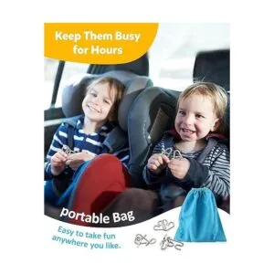 Coogam Juego de 16 rompecabezas de alambre de metal con_5