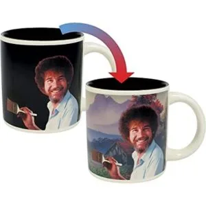 Taza cambiante ante el calor de Bob Ross Agregue_1