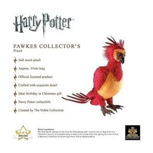 Peluche de coleccionista Harry Potter Fawkes_3