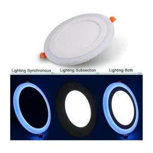 BOLXZHU Luces de techo LED redondas de doble color_5