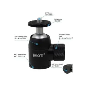 SIOTI Trípode mini cabeza de bola de montaje en trípode_5