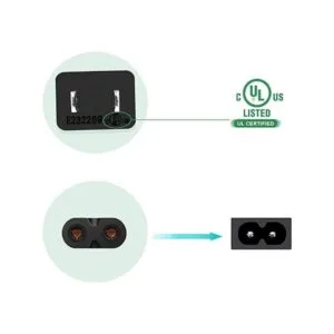 Cable de alimentación de 2 clavijas para Roomba Home Base_2