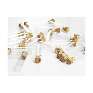Botellas pequeñas de cristal transparentes de 0.0 fl oz_4