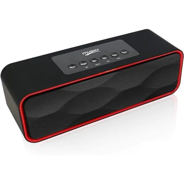 Altavoz estéreo Bluetooth inalámbrico portátil con potente_1