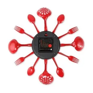 Cigera Reloj de pared de cubiertos de cocina de 14_5