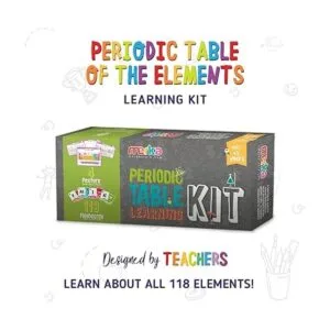 Kids Afiche tabla periódica 22x17 118 tarjetas con_2