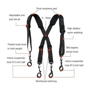 Cinturón de herramientas ajustable acolchado para hombre_2