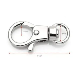 CRAFTMEMORE Gancho giratorio de calidad para llavero con_3