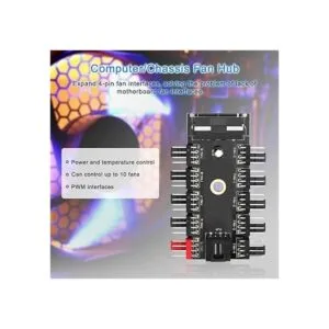 Electop Hub de ventilador de chasis de PC concentrador de_2