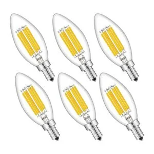 CRLight 6W LED bombillas de candelabro E12 base regulable_1