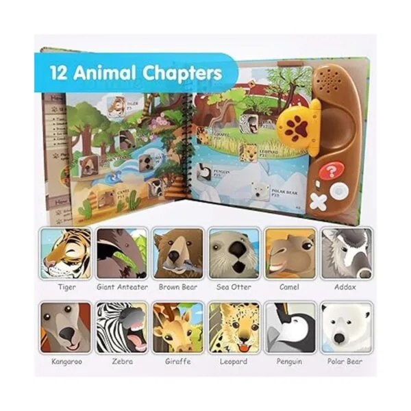 BEST LEARNING Lector de libros Animal Kingdom juguete_3