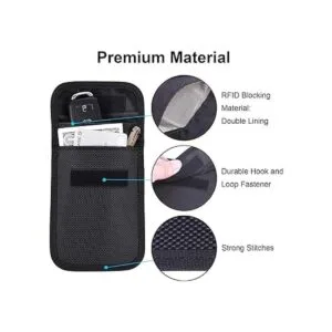 Faraday Bolsa para llavero Wisdompro WP4694 RFID_2