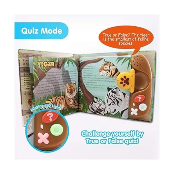 BEST LEARNING Lector de libros Animal Kingdom juguete_4