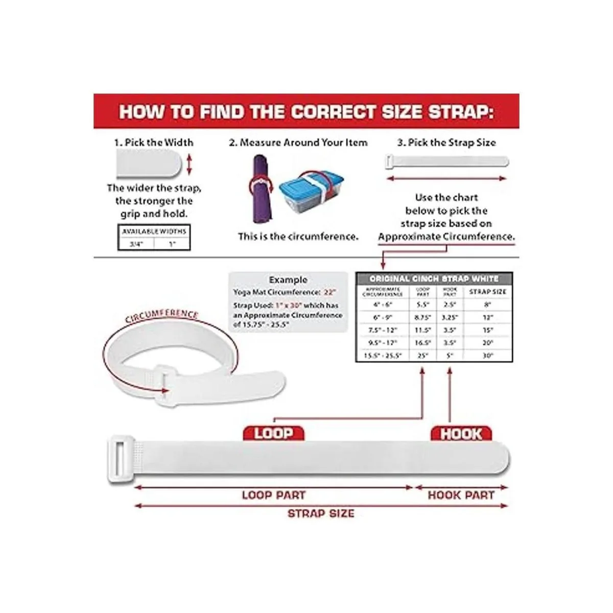 ENVISIONED reutilizable Cincha correas negro_2