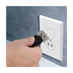 JACKYLED Clavija convertidora de 3 a 2 navajas adaptador_6