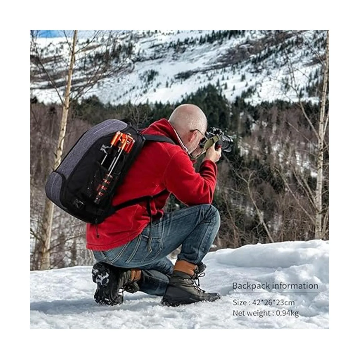 Beschoi Mochila impermeable para cámara bolsa de_2