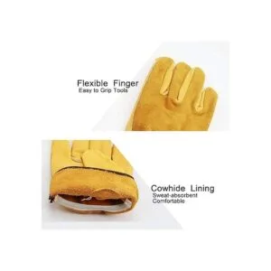 OZERO Guantes de trabajo de piel de vaca con agarre_2