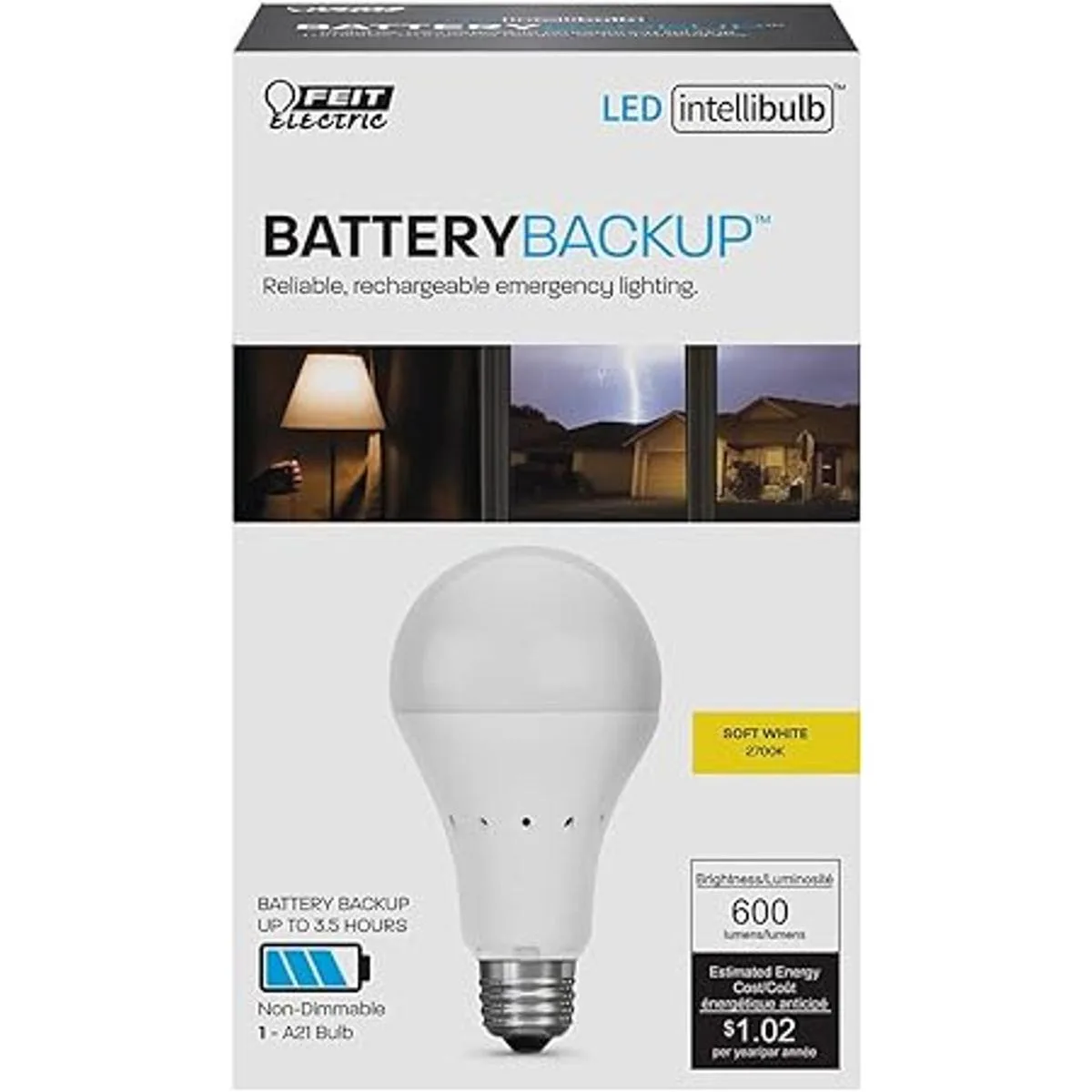 Feit Electric A800827batledi LED Respaldo de batería 85_3