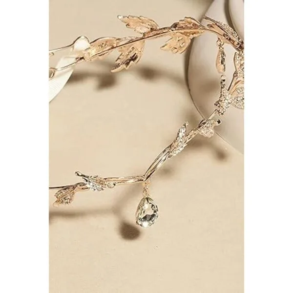 Babeyond Mujeres bodas dama de honor tiara vidrio_3