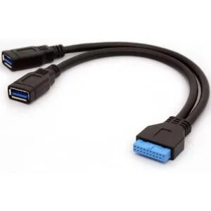Cable adaptador de placa base USB 3.0 de 20 pines para_4