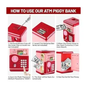 GuDoQi alcancía con contraseña alcancía electrónica y_5