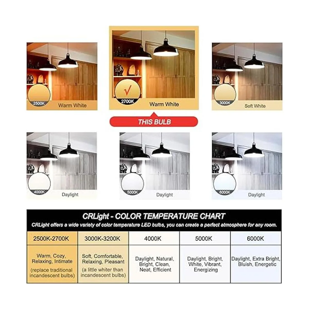 CRLight foco de luz con filamentos de ledes ST64 regulable_3