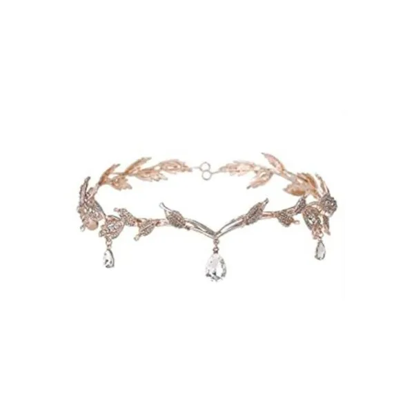 Babeyond Mujeres bodas dama de honor tiara vidrio_1