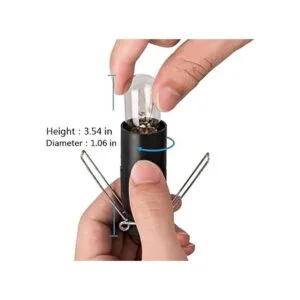 Haraqi Cable de lámpara de sal del Himalaya y bombilla con_3