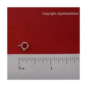 10 cierres de plata de ley maciza. Fabricado en Italia._6