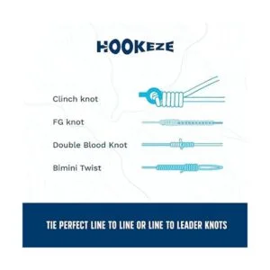 HOOKEZE Herramienta de atado de nudos de equipo de pesca_2