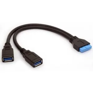 Cable adaptador de placa base USB 3.0 de 20 pines para_1