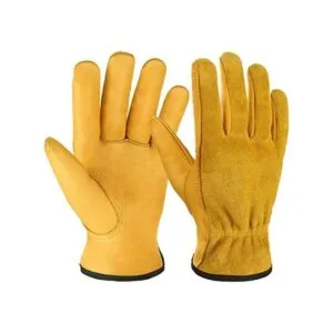 OZERO Guantes de trabajo de piel de vaca con agarre_1