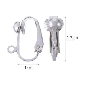 Bememo Paquete de 36 convertidores de aretes con clip con_4