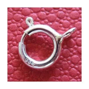 10 cierres de plata de ley maciza. Fabricado en Italia._2