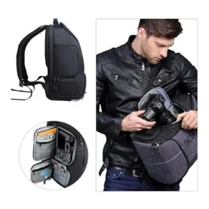 Beschoi Mochila impermeable para cámara bolsa de_4