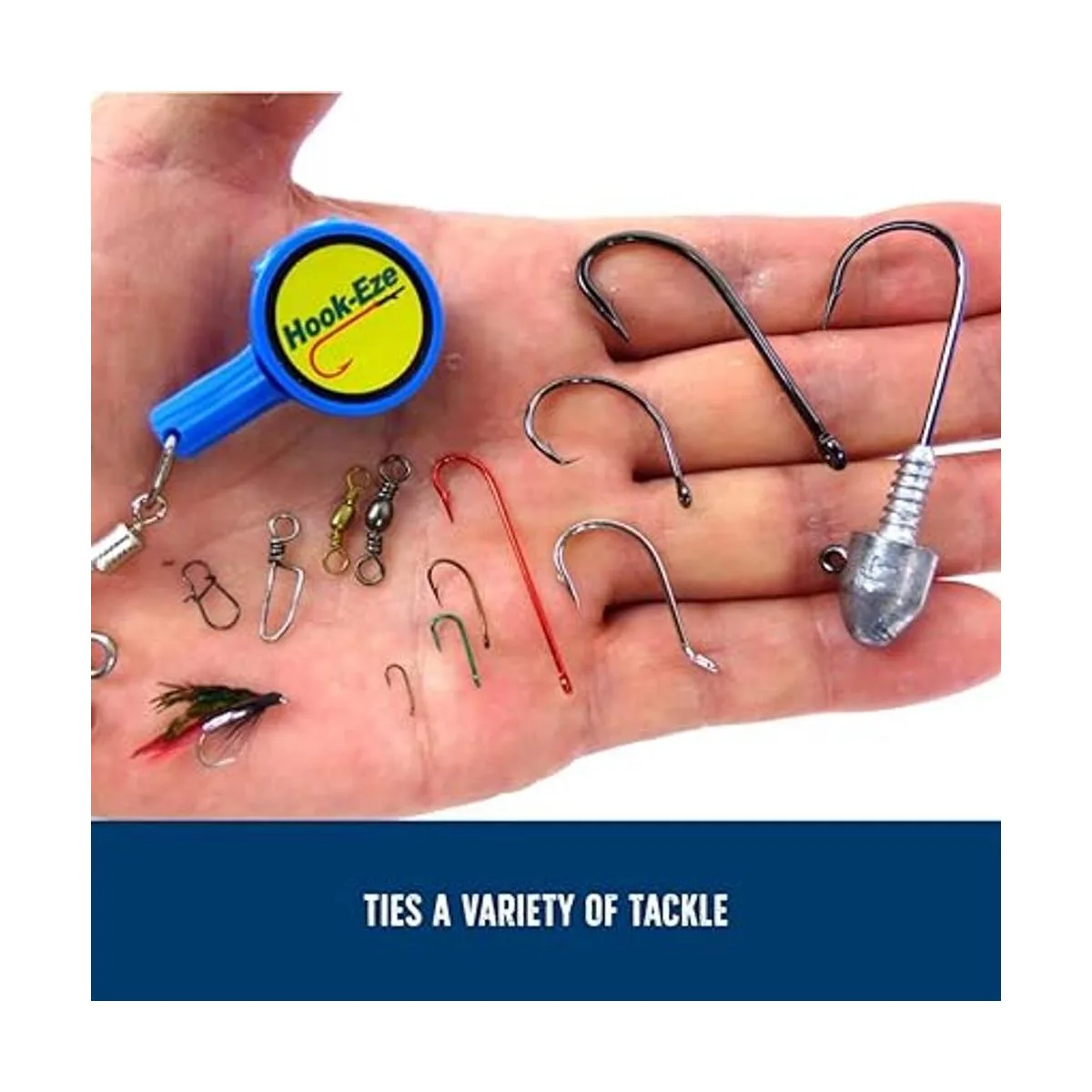 HOOKEZE Herramienta de atado de nudos de equipo de pesca_4