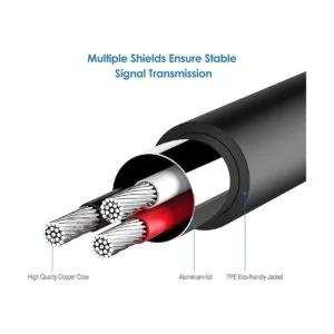 Rankie Cable estéreo de audio adaptador RCA de 0.138 in a_5
