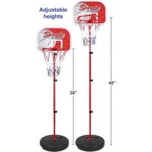 Kiddie Play Juego de juguetes de baloncesto para niños_4