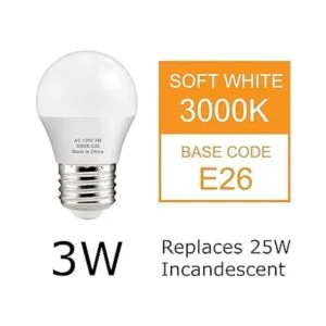 J.LUMI BPC4503 Bombilla LED A15 de 3 W tamaño compacto_2