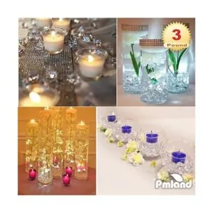 PMLAND Piedras de hielo acrílicas transparentes gemas de_6